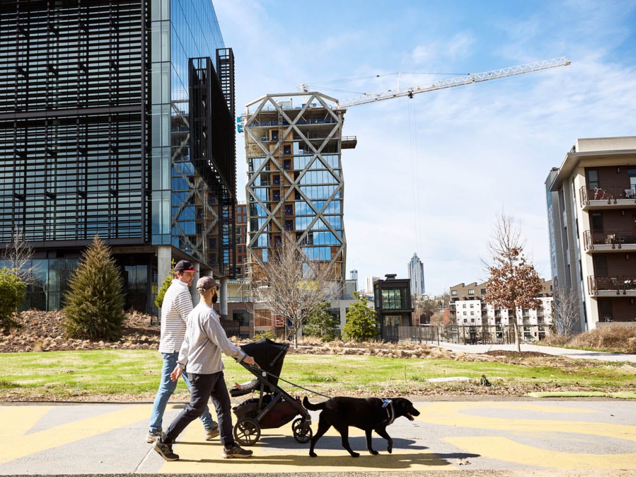 New development and construction rises along the Beltline's Eastside Trail. Photo by Erin Sintos.